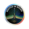 Rooted In Sound | Holographic Die-cut Stickers